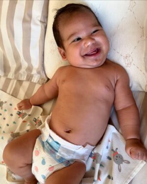 Westny Dj Instagram - You are 2 months old in thus world💙

#2monthsold #baby #babyboy