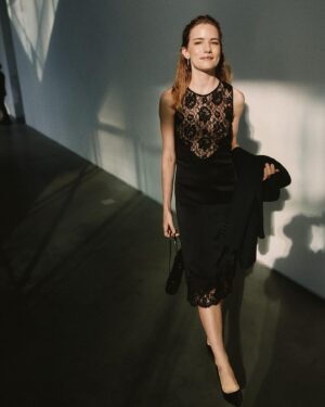 Willa Fitzgerald Instagram - Thank you for the gorgeous show, @michaelkors 🖤