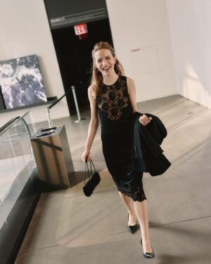 Willa Fitzgerald Instagram - Thank you for the gorgeous show, @michaelkors 🖤