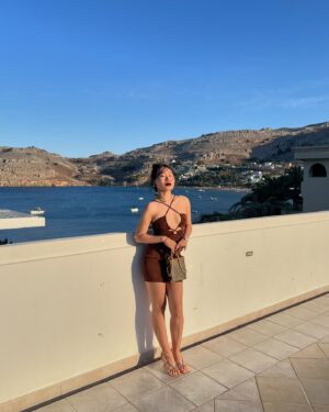 Yang Ge Instagram - No filters 🍑 Marius is my best photographer 🥰