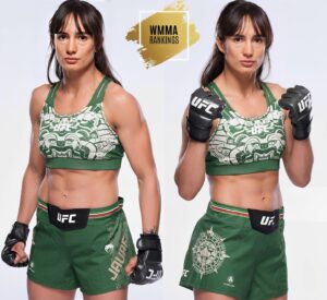 Yazmin Jauregui Instagram - 📸 The 25-year-old rising star 🇲🇽 Yazmin Jauregui is locked in, rocking her #NocheUFC  fight gear!

This Saturday at #UFC306 , she’s aiming for her fourth UFC win as she faces Brazil’s Ketlen Souza. 🔥 #WMMA #UFC