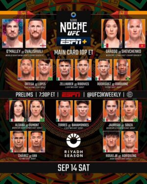 Yazmin Jauregui Instagram - Yasmín Jauregui 🇲🇽 está lista para buscar otro triunfo en UFC el sábado en la gran #NocheUFC 🔥🔥

@yasminjitsu volvió al triunfo en febrero y quiere ratificar que está lista para seguir en racha 💪

Con sólo 25 años la nacida en Rosarito, está 11-1 en MMA (3-1 en UFC) e irá contra Ketlen Souza (14-4 y 1-1 en UFC)

Yasmín será parte de las Preliminares de este increíble evento en Las Vegas 🔮

Comienzo de las Preliminares: 
🇳🇮🇸🇻🇨🇷🇲🇽🇬🇹🇭🇳: 5.30pm
🇪🇨🇨🇴🇵🇪🇵🇦: 6.30pm
🇻🇪🇨🇺🇵🇷🇵🇾🇧🇴🇩🇴: 7.30pm
🇦🇷🇺🇾🇨🇱🇧🇷: 8.30pm
🇪🇸: 1.30am DOM

Comienzo de las estelares:
🇳🇮🇸🇻🇨🇷🇲🇽🇬🇹🇭🇳: 8pm
🇪🇨🇨🇴🇵🇪🇵🇦: 9pm
🇻🇪🇨🇺🇵🇷🇵🇾🇧🇴🇩🇴: 10pm
🇦🇷🇺🇾🇨🇱🇧🇷: 11pm
🇪🇸: 4am dom

#ufc #mma #mmahispano #mmalatinoamerica #ufc306