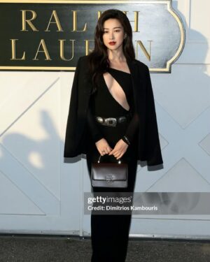 Zhu Zhu Instagram - I heard not many people can survive the lens of Getty images, how did I do 😜 @ralphlauren fashion show #newyorkfashionweek