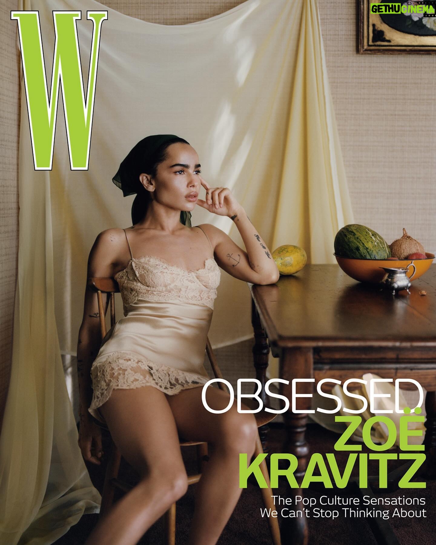 Zoë Kravitz - 264.7K Likes - thank you @wmag @tylersphotos 🥰