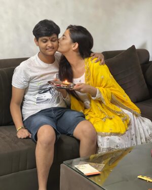 upma Sharma Instagram - 🧚🏻‍♀️
#happyrakshabandhan #love#upmasharma #upmasharmaofficial