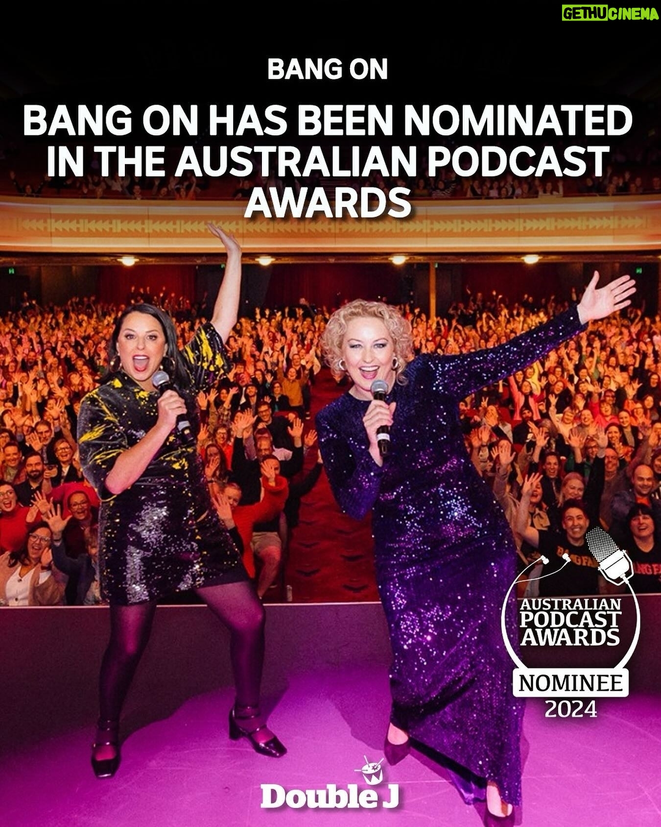 Myf Warhurst - 3.3K Likes - Weāre up for āBest Hostsā at the 2024 @australianpodcastawards! š©·š§” SCREAM!
Thereās also a LISTENER VOTE for your fave podcast, so if you want to fling Bang On a vote you can do so via the link in Zanās bio. šš¼