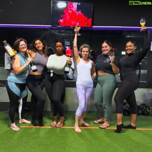 Vanity Instagram - We were SWAG SURFING 🏄‍♀️ in our sweat today. 💦 

First class instructing these warriors!

Sip ‘n’ Stretch | @99Elite_Official

Want more details? Email me or DM us.

#NewJersey #99Elite #EliteAthletes
