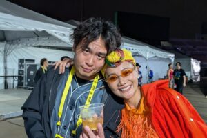 Abao Instagram - 謝謝火球祭太好玩了 @fireball_fest 🔥🔥
初次體驗出動13人舞動合唱團希望大家喜歡
有緣下次見面🫶🏽❤️🙏🔥🔥🔥🔥🔥🔥

【ABAO x 那屋瓦少女隊 x N2 】火球祭

那屋瓦少女隊：
Kivi ｜Makav真愛 ｜Dremedreman曾妮 

MC｜R.fu  @r.fu_cer 
鍵盤手｜Musa明馬丁  @musa_keys 
DJ ｜Sonia @sonia_calico 
開場編曲｜Sonia @sonia_calico 
造型｜Joey Lin  @chihchianglin 
化妝｜風繡絨（ABAO） @wind.feng 
攝影｜Navi @navimatulaian 
FOH｜劉詩偉 @treemen68 
助理｜ 謝翱 @ao__hsieh 

嘉賓N2 ｜
HengJones大亨 @hengjoneshunnid 
鬧張派 @nowchangpai  @cugagang.r 
Mulupas佳穎 @mulupas.lit 
Naau @naaueucna 
Ponay @ponayfancover 

#火球祭 #Fireballfest