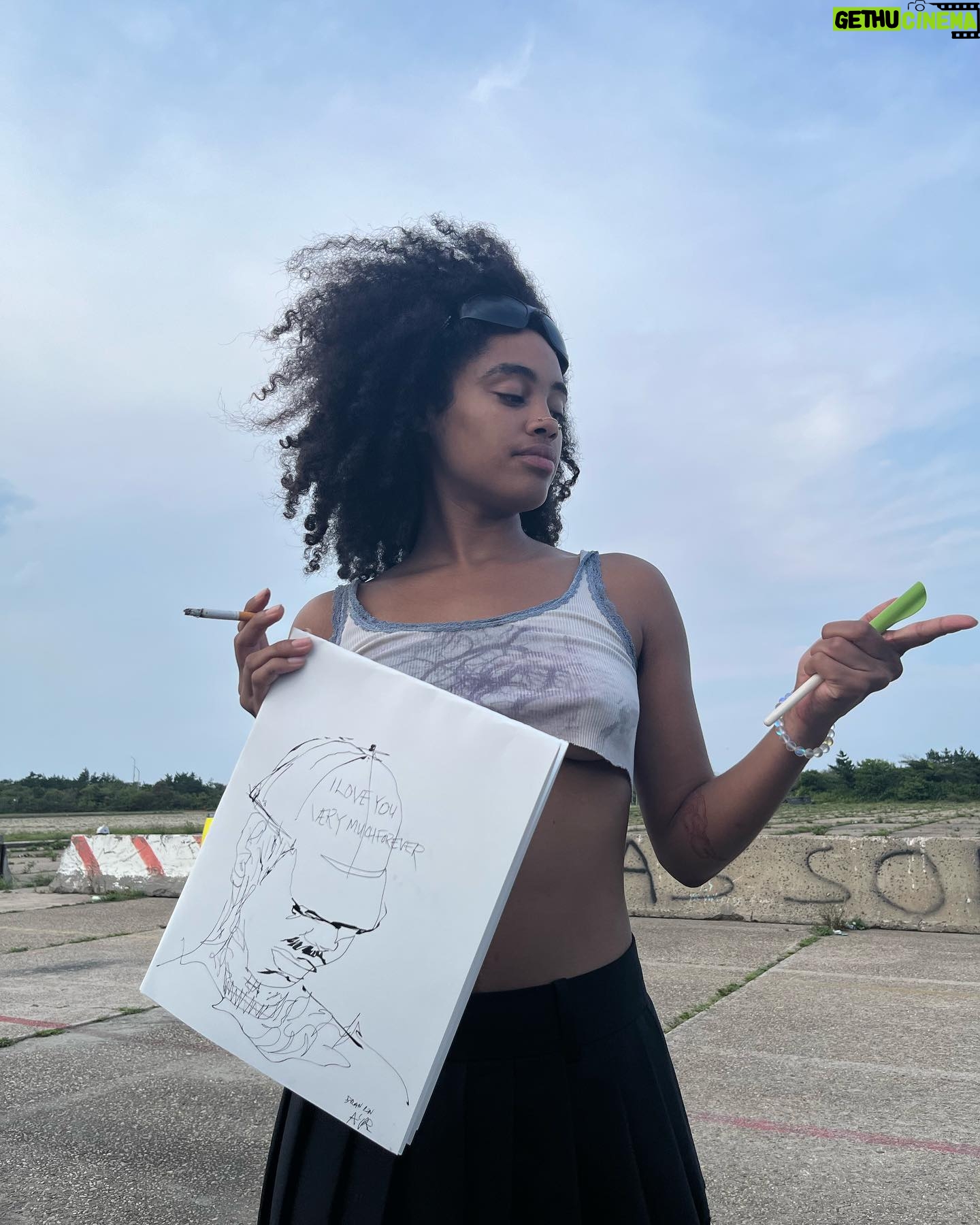 Ajani Russell - 2.2K Likes - Observation #127 -drawing Brandon at the beach ( well in the parking lot but you get the vibes )