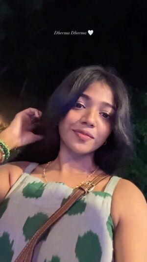 Amala Shaji Instagram - Dheema Dheema 🤍 #amalashaji