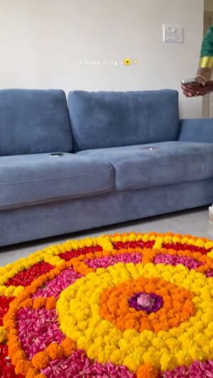 Amritha Shaji Instagram - Happy onam 🌼🌸 #amalashaji #onam