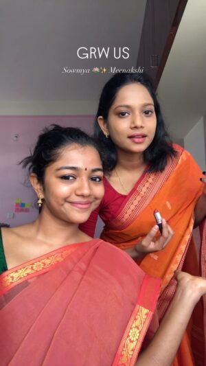 Amritha Shaji Instagram - GRW US 🪷✨ #amalashaji #amrithashaji @_amruthashaji_