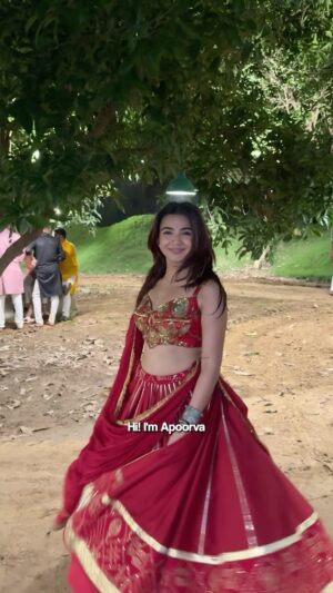 Apoorva Instagram - Meant to be cute gujju girl in navratri forced to be baddie 💀