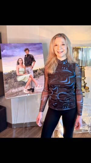 Ariana Richards Instagram - Meant to post this on Monday ❤️🎨
•
•
•
•
•
•
#arianarichards 
#artist 
#portrait