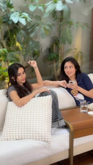 Aryaana Gandhi Instagram - we’re like, so afraid of her 

cameraman @alaviaajaaferi 

watch the tribe, out oct 4th only on @primevideoin ❤️
