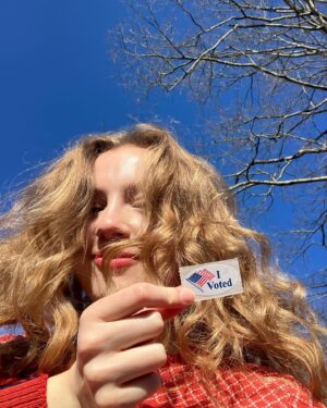 Bebe Wood Instagram - Go vote.