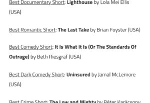 Beth Riesgraf Instagram - 🎉✨ What an incredible honor! Our film It Is What It Is has been awarded
 Best Comedy of the Year and 
Best Editing of the Year at the Annual Independent Short Awards! 🏆🎬 

We’re also thrilled to have received nominations for Best Director and Best Ensemble Cast! 

What an incredible journey this has been. Huge thanks to the @independentshortsawards for this recognition and congratulations to all the incredible nominees and fellow filmmakers! 

A special congratulations to our phenomenal cast and crew for their dedication and passion. And especially to my dream collaborator @realjonfletcher.

This is for all of us! 🙌❤️

#IndependentFilm #ShortFilm #BestComedy #BestEditing #ItIsWhatItIs #Awards #FilmmakingFamily #Grateful #Celebration @realjonfletcher @it_is_what_it_is_film