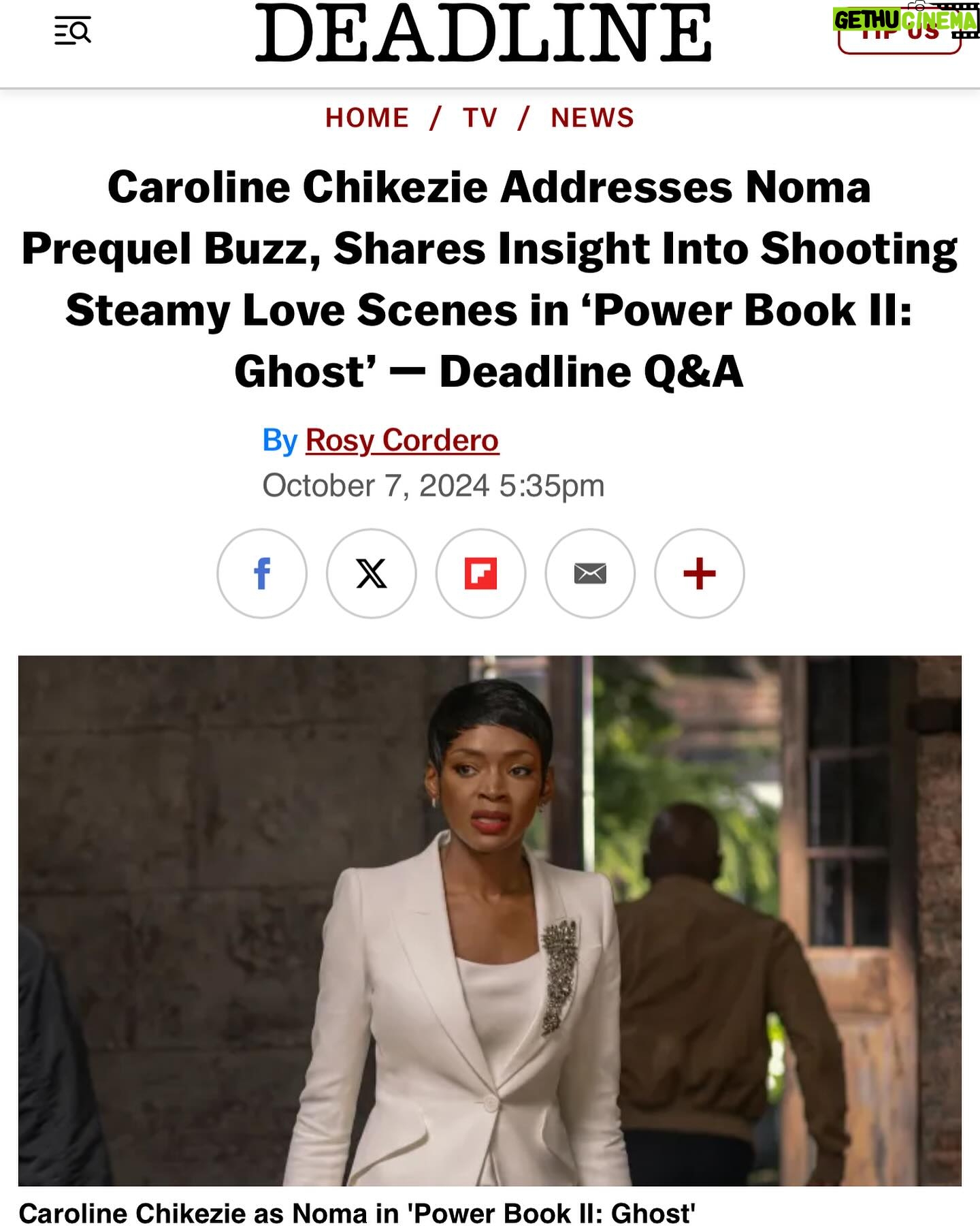 Caroline Chikezie - 9.3K Likes - I’ll forever be grateful to you @courtneyakemp @50cent #BrettMahoney, @markcanton and @starz for allowing me to tag along and participate in this absolute beast of a show you created.
Thank you for being unrelenting in your quest to bring more boss roles for women, to the screen, and for trusting me as your ‘Noma’. It has truly been the ride of a lifetime.
To my stellar castmates who I now consider family,
@woodythegreat,@therealmaryjblige, @methodmanofficial, @Sydneywinbush, @toyofficial, @thealixlapri, @lovelladamsgray, @giannivpaolo,@michaelealy, @ktshmoov, @therealgolden47, @sahrngaujah
thank you for giving me the warmest reception when I joined the show in season 3.
A special shout out to our incredible number 1 @michaelraineyjr. Thank you for tolerating Noma’s shenanigans 🤣
I love you all for real 🔐❤️
To our amazing crew who worked tirelessly behind the scenes, from our directors and writers to the lighting and camera teams, set designers, wardrobe, hair &makeup, and everyone in between—you made magic happen every single day, thank you.
To all the supporters of the show, both online and in person, your love is felt and truly appreciated! Thank you for forgiving the sins of Noma 😂
And finally, a huge thank you to @socialrosy for this wonderful @deadline article that captured so much of this journey. I’m honored! 🙏🏾Click the link in my bio to read the full write-up! 📰✨ #Grateful #PowerBook2 #powerghost #Noma
