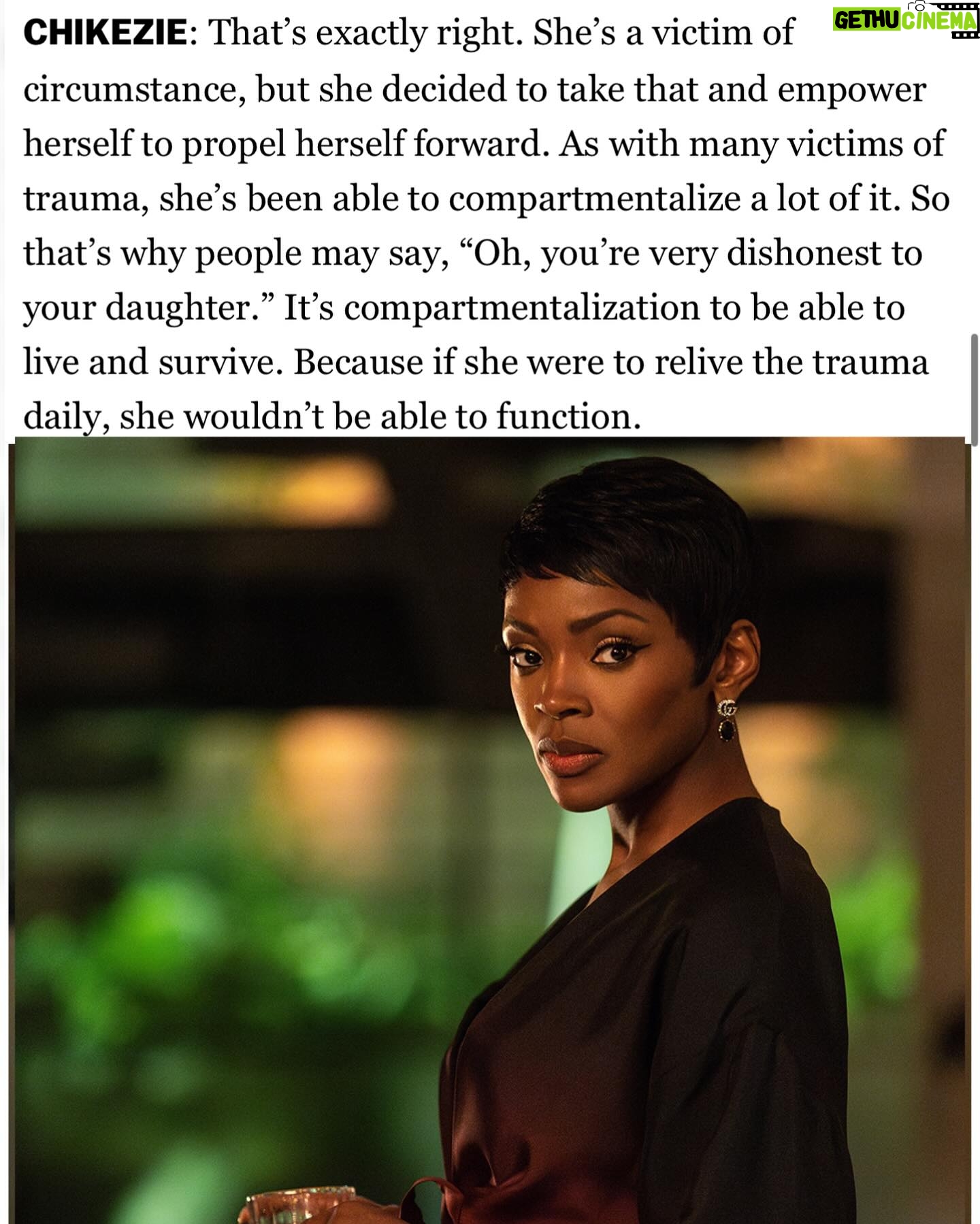 Caroline Chikezie - 9.3K Likes - I’ll forever be grateful to you @courtneyakemp @50cent #BrettMahoney, @markcanton and @starz for allowing me to tag along and participate in this absolute beast of a show you created.
Thank you for being unrelenting in your quest to bring more boss roles for women, to the screen, and for trusting me as your ‘Noma’. It has truly been the ride of a lifetime.
To my stellar castmates who I now consider family,
@woodythegreat,@therealmaryjblige, @methodmanofficial, @Sydneywinbush, @toyofficial, @thealixlapri, @lovelladamsgray, @giannivpaolo,@michaelealy, @ktshmoov, @therealgolden47, @sahrngaujah
thank you for giving me the warmest reception when I joined the show in season 3.
A special shout out to our incredible number 1 @michaelraineyjr. Thank you for tolerating Noma’s shenanigans 🤣
I love you all for real 🔐❤️
To our amazing crew who worked tirelessly behind the scenes, from our directors and writers to the lighting and camera teams, set designers, wardrobe, hair &makeup, and everyone in between—you made magic happen every single day, thank you.
To all the supporters of the show, both online and in person, your love is felt and truly appreciated! Thank you for forgiving the sins of Noma 😂
And finally, a huge thank you to @socialrosy for this wonderful @deadline article that captured so much of this journey. I’m honored! 🙏🏾Click the link in my bio to read the full write-up! 📰✨ #Grateful #PowerBook2 #powerghost #Noma