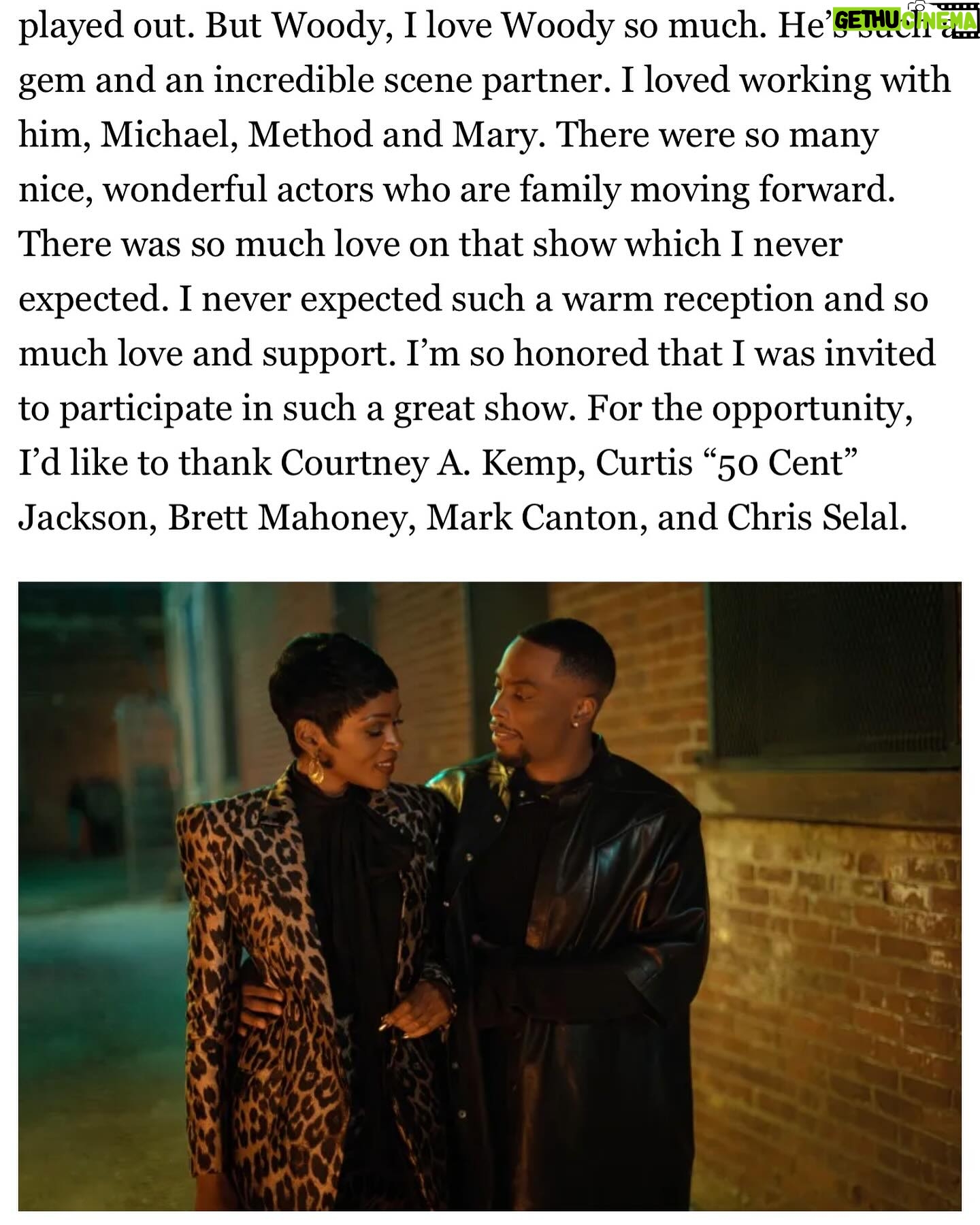 Caroline Chikezie - 9.3K Likes - I’ll forever be grateful to you @courtneyakemp @50cent #BrettMahoney, @markcanton and @starz for allowing me to tag along and participate in this absolute beast of a show you created.
Thank you for being unrelenting in your quest to bring more boss roles for women, to the screen, and for trusting me as your ‘Noma’. It has truly been the ride of a lifetime.
To my stellar castmates who I now consider family,
@woodythegreat,@therealmaryjblige, @methodmanofficial, @Sydneywinbush, @toyofficial, @thealixlapri, @lovelladamsgray, @giannivpaolo,@michaelealy, @ktshmoov, @therealgolden47, @sahrngaujah
thank you for giving me the warmest reception when I joined the show in season 3.
A special shout out to our incredible number 1 @michaelraineyjr. Thank you for tolerating Noma’s shenanigans 🤣
I love you all for real 🔐❤️
To our amazing crew who worked tirelessly behind the scenes, from our directors and writers to the lighting and camera teams, set designers, wardrobe, hair &makeup, and everyone in between—you made magic happen every single day, thank you.
To all the supporters of the show, both online and in person, your love is felt and truly appreciated! Thank you for forgiving the sins of Noma 😂
And finally, a huge thank you to @socialrosy for this wonderful @deadline article that captured so much of this journey. I’m honored! 🙏🏾Click the link in my bio to read the full write-up! 📰✨ #Grateful #PowerBook2 #powerghost #Noma