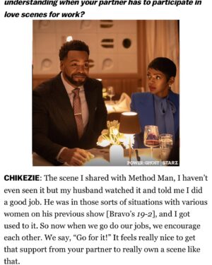 Caroline Chikezie Instagram - I’ll forever be grateful to you @courtneyakemp @50cent #BrettMahoney, @markcanton and @starz for allowing me to tag along and participate in this absolute beast of a show you created.
Thank you for being unrelenting in your quest to bring more boss roles for women, to the screen, and for trusting me as your ‘Noma’. It has truly been the ride of a lifetime.

To my stellar castmates who I now consider family, 
@woodythegreat,@therealmaryjblige, @methodmanofficial, @Sydneywinbush, @toyofficial, @thealixlapri, @lovelladamsgray, @giannivpaolo,@michaelealy, @ktshmoov, @therealgolden47, @sahrngaujah 
thank you for giving me the warmest reception when I joined the show in season 3.
A special shout out to our incredible number 1 @michaelraineyjr. Thank you for tolerating Noma’s shenanigans 🤣
I love you all for real 🔐❤️

To our amazing crew who worked tirelessly behind the scenes, from our directors and writers to the lighting and camera teams, set designers, wardrobe, hair &makeup, and everyone in between—you made magic happen every single day, thank you.

To all the supporters of the show, both online and in person, your love is felt and truly appreciated! Thank you for forgiving the sins of Noma 😂

And finally, a huge thank you to @socialrosy for this wonderful @deadline article that captured so much of this journey. I’m honored! 🙏🏾Click the link in my bio to read the full write-up! 📰✨ #Grateful #PowerBook2 #powerghost #Noma