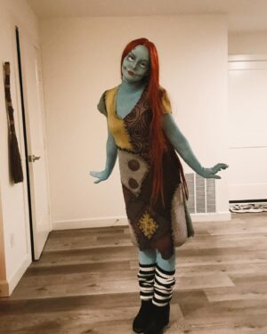 Chelsea Cook Instagram - “I myself am made entirely of flaws, stitched together with good intentions”. 🎃
•
Thank you to Disney   and Twitch for letting me celebrate Halloween with them. It was a spooky girls dream come true! 🧡
•
Huge shoutout to the talented costume and hair & makeup team!!
Makeup: @elysethoms @bella.novelas 
Wig: @hairbyalexnicole_ 
Costume:  @ayannajkimani 
Costume assistant: @kaijfashion 
#disneyplus #halloween #nightmarebeforechristmas #sally #sallycosplay