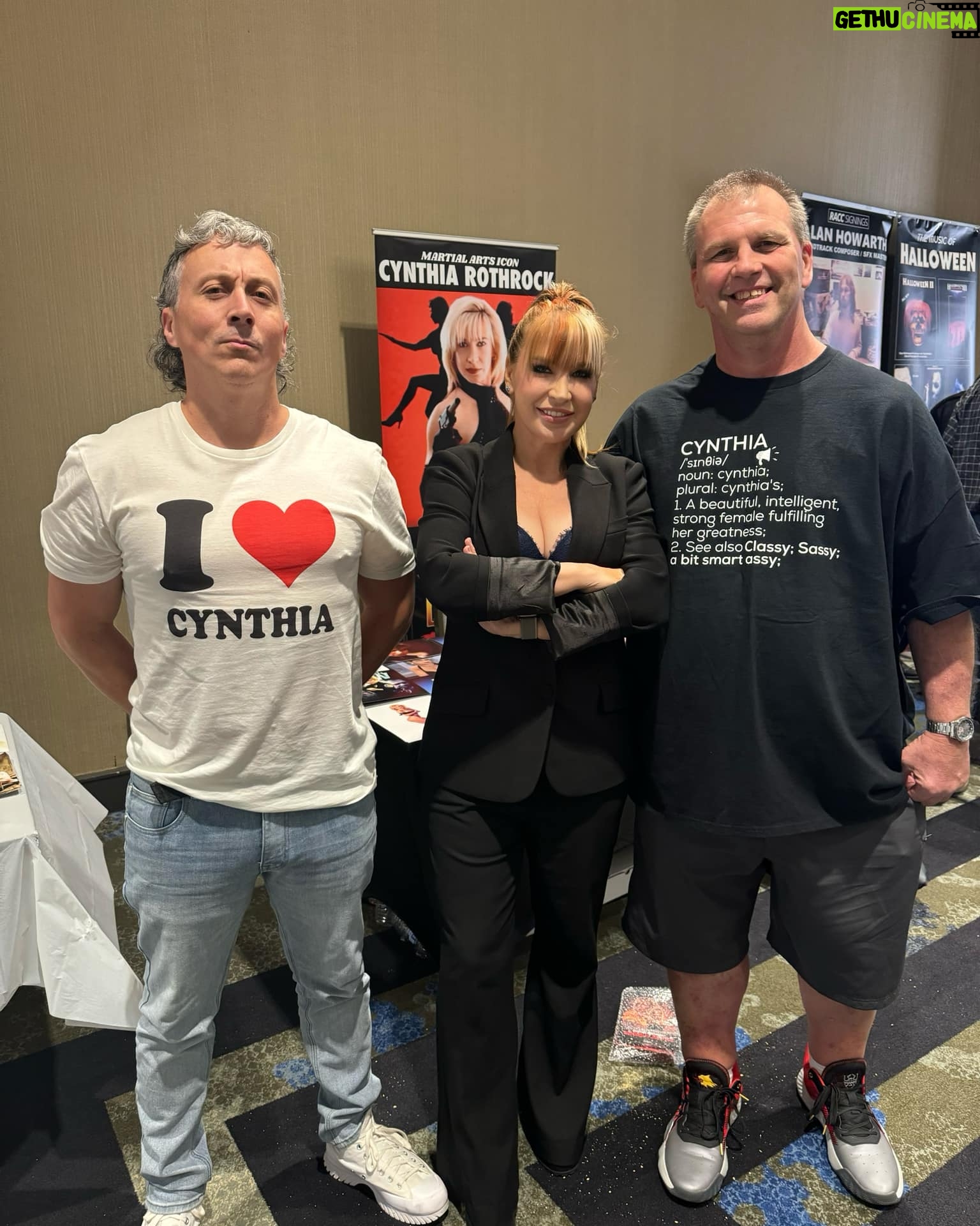 Cynthia Rothrock - 1.9K Likes - Digging the shirts 🤣