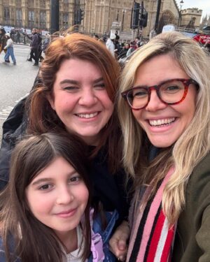 Emma Barnett Instagram - So many things have changed and yet nothing has changed at all. Taking my home girl @pollypaulettte around London Town today and seeing my boy Big Ben amaze her wonderful daughter - just the way it did me at the same age on a day trip from our home town of Manchester - made me dizzy with happiness, love and nostalgia. 

I’ve known this woman (but she’ll always be a girl to me) since we were 11 and lived in and out of each other’s homes- renting movies from the local video shop and chatting on the phone all night after a full day at school together. I love her bones and despite her moving to America nearly 20 years ago and us so rarely seeing each other anymore - she’s lost none of that northern soul and droll sense of humour. When we are together - it’s exactly the same as it always was. We just pick right back up. They are the very best type of friends and should be treasured. 

Paulette is also a talented artist and so it was an extra treat to squeeze in a visit to the exquisite Francis Bacon exhibition at the @nationalportraitgallery - go go go if you can. Totally unique.

As was the ambitious outdoor art garden on the embankment. 

The very best of days with the very best of friends. The effort is always worth it. 

Memories to forever treasure🙏 

#schoolfriends #foreveratourist #london #art #bigben #london #homegirl #manchester #manc #girls #women #friends #friendship #nineties