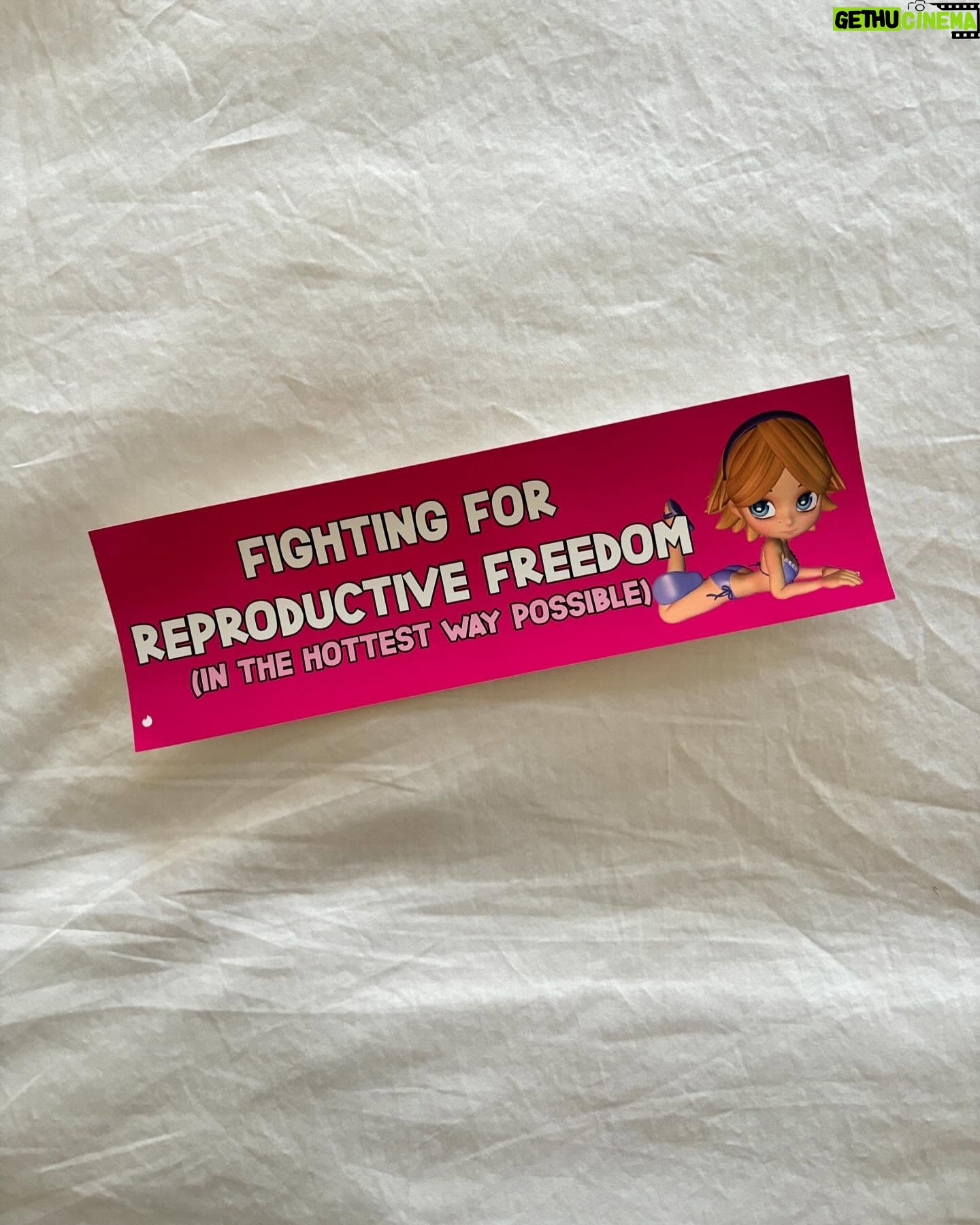 Erica Chidi Cohen - 43.8K Likes - if you care about women and/or people that have uteruses, there's really only one party that's going to fight to keep what limited reproductive freedoms we have and work to restore bodily autonomy nationwide. this isn't just about abortion. it's about ivf and birth control too. if you can vote, block any/all measures on the ballot that limit your reproductive rights at the state level, and at the national level vote for @kamalaharris and @timwalz because they've openly stated their commitment to reproductive rights and freedom for everyone • s/o to @pizzaslime x @tinder for sending me bumper stickers i *actually* might use. 💦💓🇺🇸🎣🪱🧸