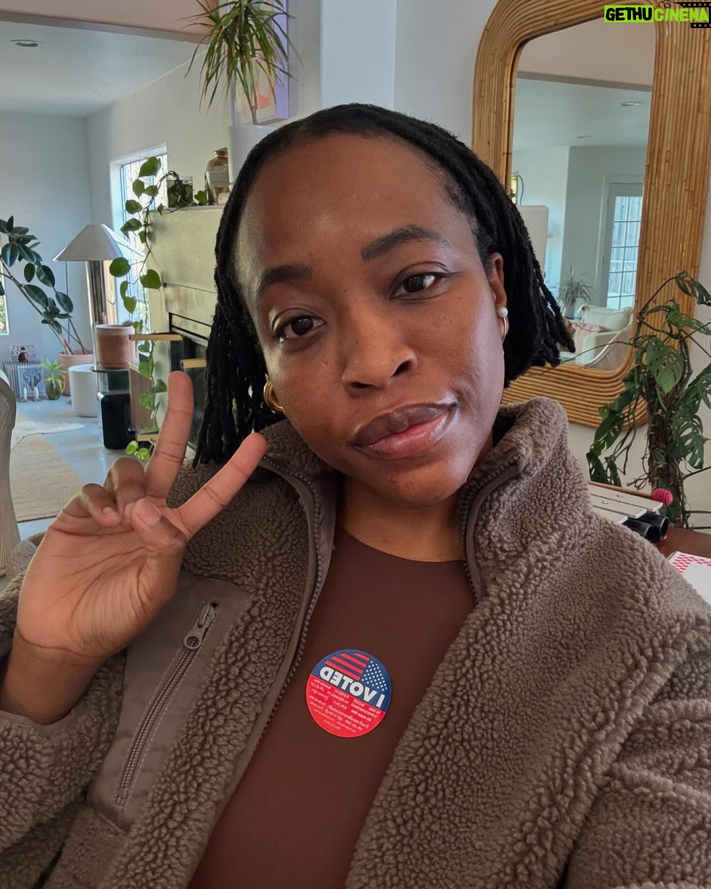 Erica Chidi Cohen - 43.8K Likes - if you care about women and/or people that have uteruses, there's really only one party that's going to fight to keep what limited reproductive freedoms we have and work to restore bodily autonomy nationwide. this isn't just about abortion. it's about ivf and birth control too. if you can vote, block any/all measures on the ballot that limit your reproductive rights at the state level, and at the national level vote for @kamalaharris and @timwalz because they've openly stated their commitment to reproductive rights and freedom for everyone • s/o to @pizzaslime x @tinder for sending me bumper stickers i *actually* might use. 💦💓🇺🇸🎣🪱🧸