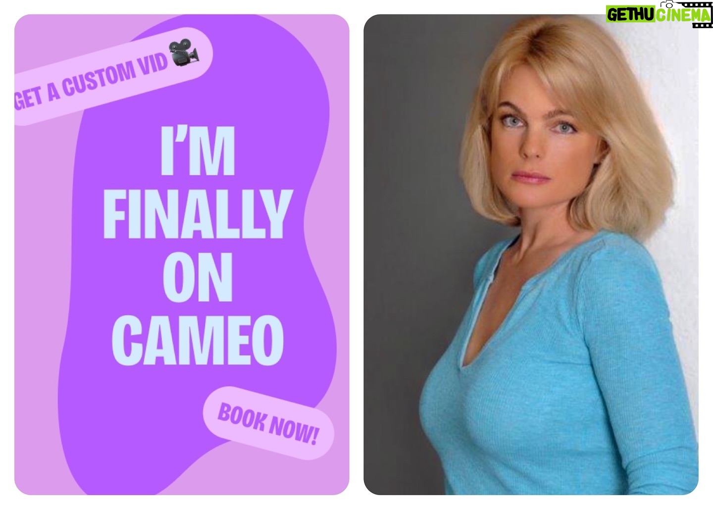 Erika Eleniak - 1.5K Likes - The Holidays are upon us & Cameos make great gifts!
Gotta Birthday 🥳 or just wanna surprise a friend? Come to Cameo and look me up. I will put together a video for your occasion…Please book through the Website. Cheers!