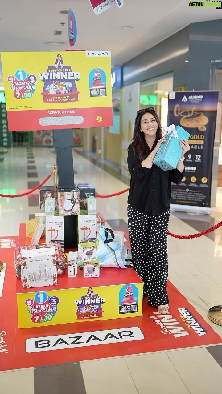 Firoza Khan - 23.7K Likes - Bazaar dhamaaka offers…Everyone is a winner 🏆
Offer Valid from 19th July - 18th August
📍Bazaar Crown mall jebel ali
📍Bazaar town mall dip 2
#explore #viral #uae #reels #dubai #video #trend #shopping #offers #dip #bazaar #car #lucky #draw