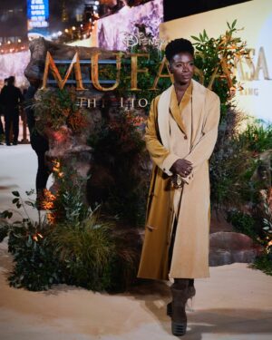 Folake Olowofoyeku Instagram - Every single moment of this journey has been pure JOY! “Mufasa: The Lion King”, is more than a dream come true; it’s a blessing I’ll cherish forever. 💫

Also, a historic moment as my character #Amara, the albino lion villain with blue eyes, is the first-ever character in the “Lion King” franchise to speak with a Nigerian accent; a milestone I’m so proud to bring to life. Thank you, Disney, for welcoming me into this incredible family. My heart is full. 🦁💙✨

Still pinching myself; hopping around the world for a movie I love so deeply feels like magic, and being in London, a city that holds so many cherished childhood memories with my family, makes it all the more special. Grateful beyond words. 🙏🏾🦁✨

#Mufasa #LionKing #Amara #FolakeOlowofoyeku 
#Naija