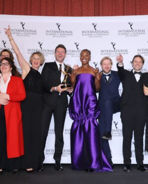Folake Olowofoyeku Instagram - Congratulations to all the outstanding nominees at this year’s International Emmy Awards and a special cheers to all winners! An incredible achievement! Here’s to the power of storytelling on a global stage. 🌍✨ #InternationalEmmys

🎥: @ali.rasoul 
Stylist: @jlynnstyle18 
Makeup: @iammadgeearle 
Outfit: @gretaconstantine 
Shoes: @asos 
@iemmys