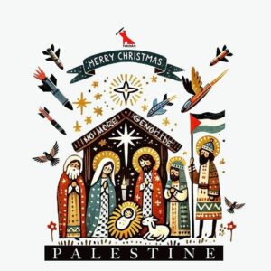 Francesca Fiorentini Instagram - Meanwhile... Jesus' birthplace is occupied. 
Stop the genocide in Gaza.
🍉🍉🍉✊✊✊