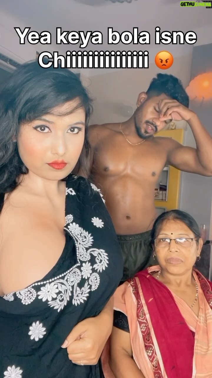 Hemoshree Bhadra - 82.5K Likes - Chiiii keya bol diya ishe 😡
