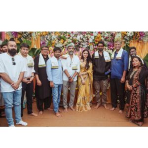 Iman Esmail Instagram - The DAWN of an Epic Saga Of War, Justice and Beyond ❤️‍🔥

#PrabhasHanu begins with an auspicious pooja ceremony ✨

Shoot commences soon.

Rebel Star @actorprabhas @hanurpudi #MithunChakraborty @jayapradaofficial @composer_vishal @kk_writer1 @mrsheetalsharma @sudeepchatterjee.isc #KamalaKannan #KotagiriVenkateswaraRao @mythriofficial