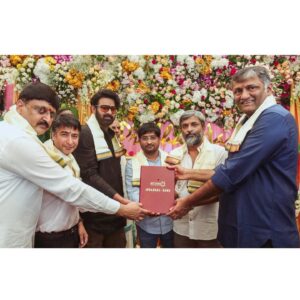 Iman Esmail Instagram - The DAWN of an Epic Saga Of War, Justice and Beyond ❤️‍🔥

#PrabhasHanu begins with an auspicious pooja ceremony ✨

Shoot commences soon.

Rebel Star @actorprabhas @hanurpudi #MithunChakraborty @jayapradaofficial @composer_vishal @kk_writer1 @mrsheetalsharma @sudeepchatterjee.isc #KamalaKannan #KotagiriVenkateswaraRao @mythriofficial