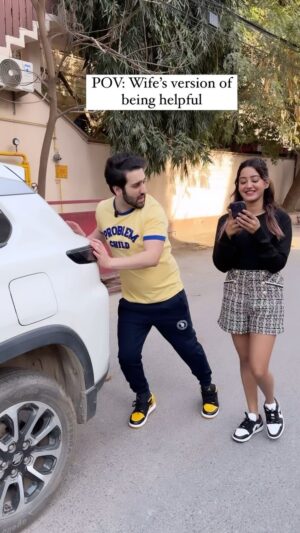 Insha Ghai Instagram - Purpose of wife!! ☕️
#bornoninstagram #feelitreelit #funnyreel #funnyvideos #funnymeme #funnycouple #coupleofinstagram #couplegoals #couplevideos #comedycouple #comedyindia #meme #funnyreels