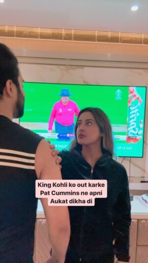 Insha Ghai Instagram - Jeetega bhai jeetega India jeetega 🎊
#bornoninstagram #indvssa #worldcup2023 #cwc23 #indiaworldcup #feelitreelit #kingkohli #viratkohli #indianteam #indiancricketteam
