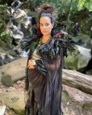Jenna Leigh Green Instagram - Behind the scenes shots from Decade of the Dead! What a crazy ride this was, shot all on location on the stunning island of Oahu, Hawaii! Available to stream NOW on @appletv.