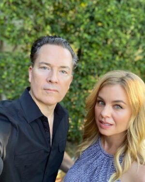 Jessica Collins Instagram - Blind Date, December 2nd, 2014. 10 years later, still riding the wave with @michaelcooneywriter. ❤️🌊