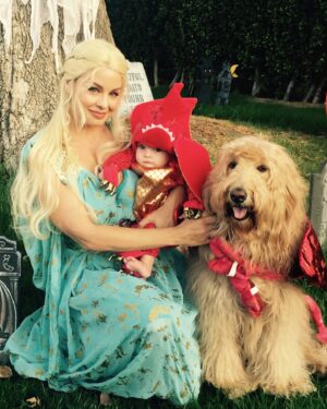 Jessica Collins Instagram - Memories of Halloween Past… 👻🎃