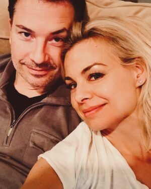 Jessica Collins Instagram - Blind Date, December 2nd, 2014. 10 years later, still riding the wave with @michaelcooneywriter. ❤️🌊