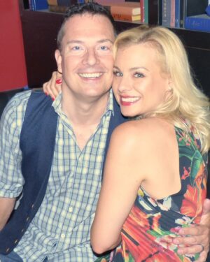 Jessica Collins Instagram - Blind Date, December 2nd, 2014. 10 years later, still riding the wave with @michaelcooneywriter. ❤️🌊