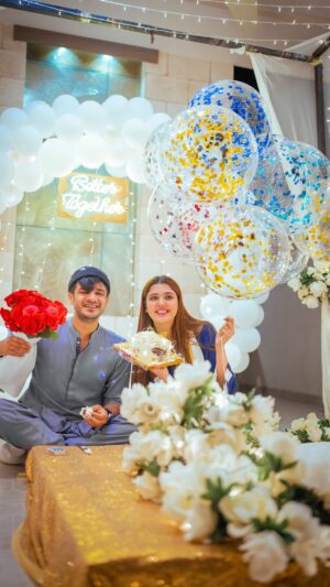 Kanwal Aftab Instagram - Say mashaALLAH to us & happy 3rd nikkah anniversary to my love ♥️

Decore @decoriaofficial 
🎥 @chaudharyzaibi_143 

#kanwalzulqarnain #kanwalaftab #blessed #nikkahanniversary #alhumdulilah #couplegoals