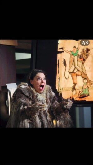 Kathleen Gati Instagram - #krampus #throwbackmonday #generalhospital #gh #generalhospitalabc @generalhospitalabc #europeantraditions #generalhospitalcast #kathleengati @gatitweets #ghwriters started something a few years back!!🎅🏼🎄👹