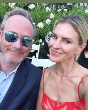 Kelly Noonan Instagram - What a beautiful and extraordinary wedding weekend celebrating Mark and Alex 🤍 The weather was perfect, the people were amazing, and Alex’s wedding dress was the most stunning ever. Only to be outshined by both of their hearts. Highlight was the profound Temescal ceremony 🔥 with Alex and 9 of her besties. Scroll for snaps of mostly Riley and all her precocious and preciousness 🤣