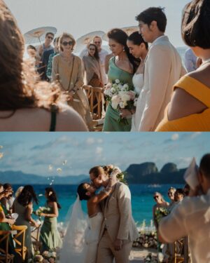 Mara Lopez Instagram - Mara and Chandler's beautiful wedding in Pangulasian Island 💕 I am the happiest person in the world celebrating this important milestone in your lives! I love you both dearly @maralopezy & @thechandalier! 

Photos by @jajasamaniego ✨
#ChandlerGetsMarad
