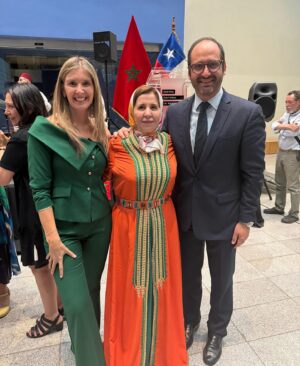 Marcela Sabat Instagram - 🇲🇦Gracias querida Kenza El Ghali, embajadora del reino de Marruecos, por invitarnos a la inauguración de la semana Marroquí que celebra la riqueza de sus costumbres y cultura.  Siempre es un honor!